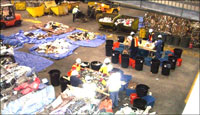 image of recyclables being sorted