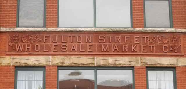 Building text, Fulton-Randolph Market District