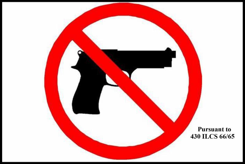 Concealed Carry Prohibited Area Sign 