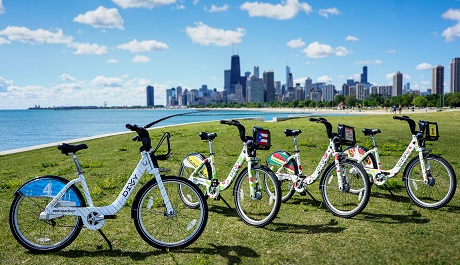 Celebrate Divvy’s Fourth Birthday by spotting the Chicago Food-themed bikes around Chicago