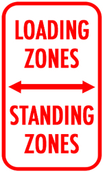 Loading Zones and Standing Zones Icon