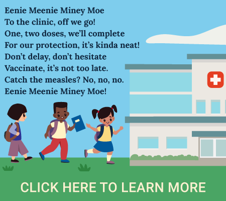 banner - Measles Eeenie Meanie Miney Moe