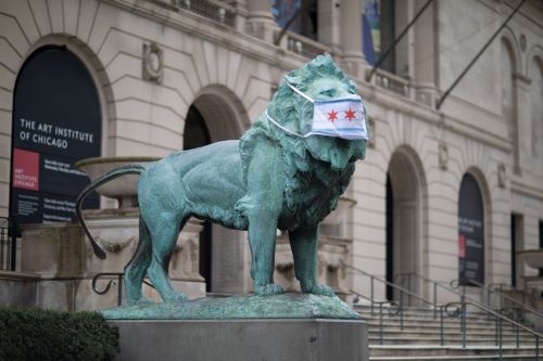 Chicago Lion Statue