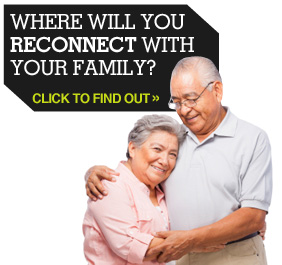 Where will you reconnect with your family?